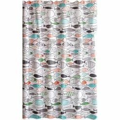 Discount 👏 HipStyle Sardinia Cotton Printed Shower Curtain 👍