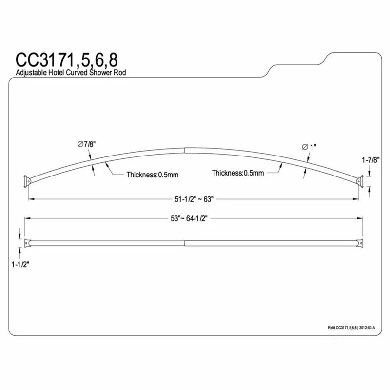 Promo โจ Kingston Brass Vintage Adjustable Hotel Curved Shower Rod, Satin Nickel ๐ฏ 3 Promo โจ Kingston Brass Vintage Adjustable Hotel Curved Shower Rod, Satin Nickel ๐ฏ - Image 3