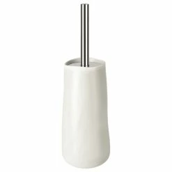 Nameeks Shop 10 Top 10 🛒 Toilet Brush And Holder Spirella Sina White Stoneware 😉