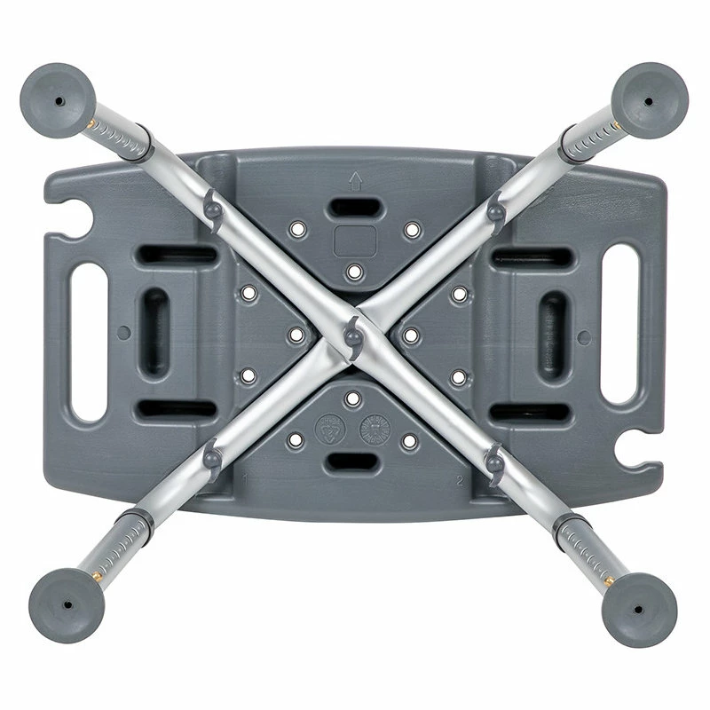 Outlet โค๏ธ Flash Furniture HERCULES Series 300LB Capacity Adjustable Shower Chair, Non-slip Feet, Gray ๐ 4 Outlet โค๏ธ Flash Furniture HERCULES Series 300LB Capacity Adjustable Shower Chair, Non-slip Feet, Gray ๐ - Image 4