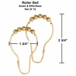 Brand new 😉 Renovators Supply Manufacturing 120 All Brass Shower Curtain Hooks Ring Roller Ball | 🌟 -Nameeks Shop 11f1c42a0b58d264 0899 w800 h800 b1 p0