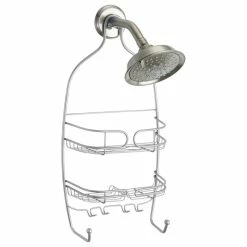 Deals ✔️ IDesign Neo Wire Hanging Shower Caddy, Silver 🥰