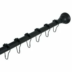 Hot Sale 😀 Kingston Brass Kingston Straight Shower Curtain Rod W/Shower Curtain Rings, Oil Rubbed Bronze 😉