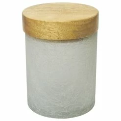 Nameeks Shop 8 Brand new 💯 TATARA Nu Steel Smoke Glass Canister Large With Wooden Lid 😀