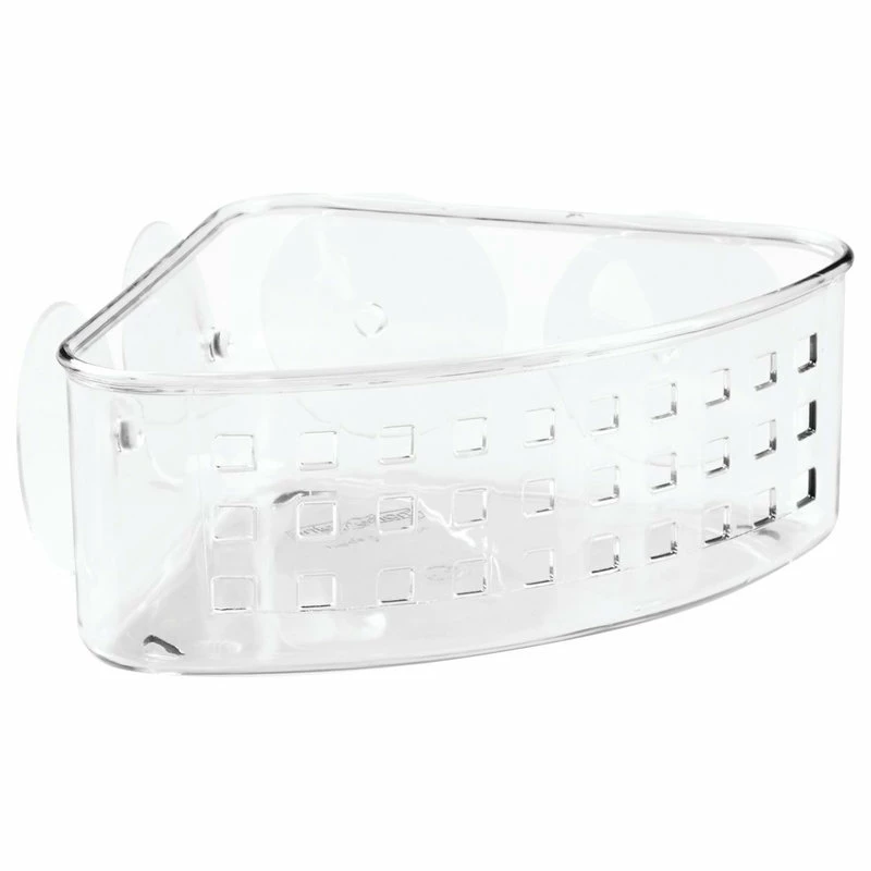 Best deal ๐ IDesign Suction Corner Basket, Clear ๐ 1 Best deal ๐ IDesign Suction Corner Basket, Clear ๐