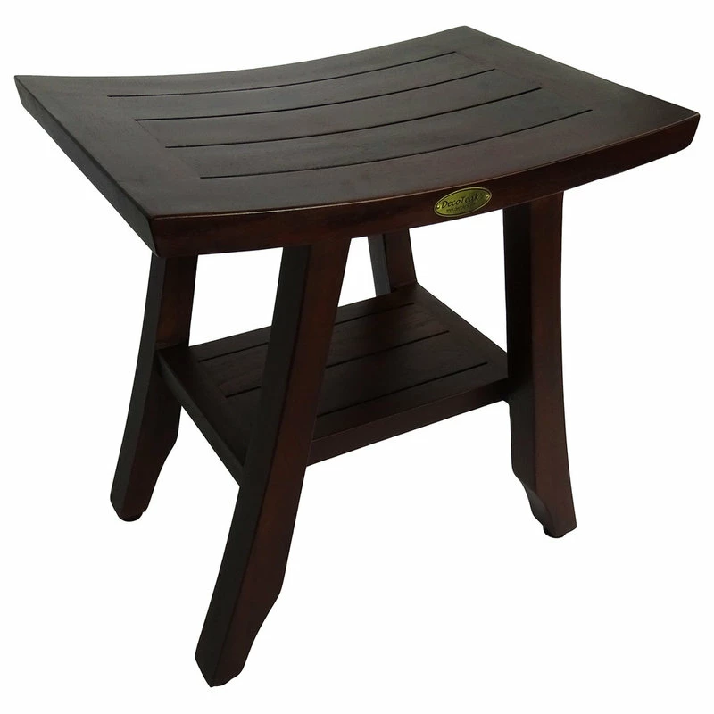 Top 10 ๐ DecoTeak Patented Satori Eastern Style Teak Shower Stools With Shelf, 18" โญ 1 Top 10 ๐ DecoTeak Patented Satori Eastern Style Teak Shower Stools With Shelf, 18" โญ