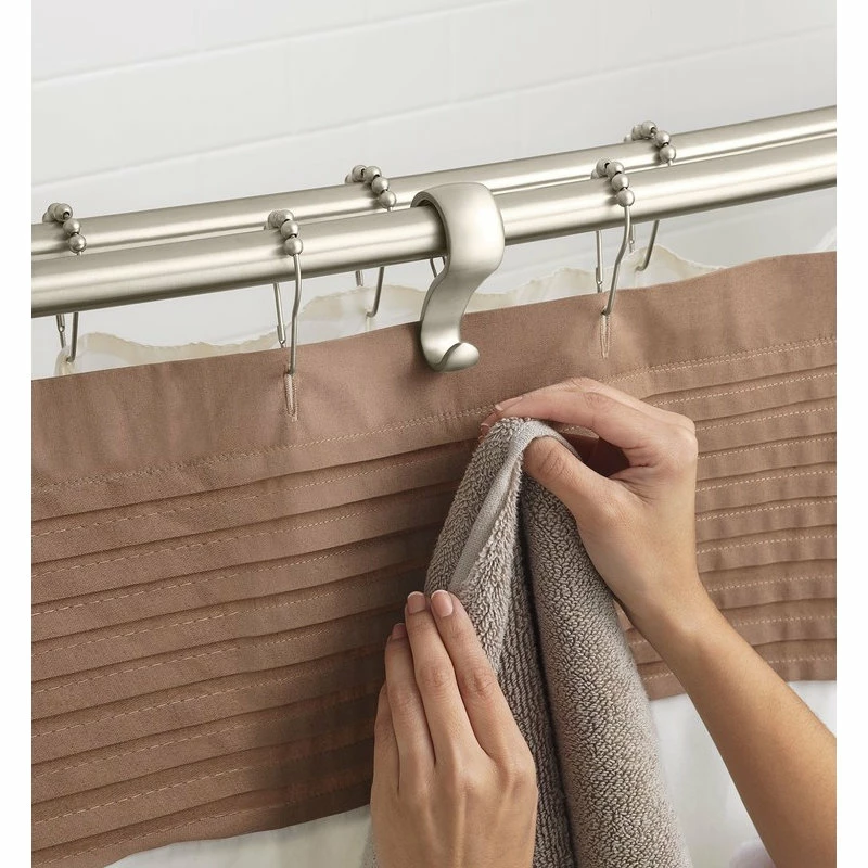 Best Sale 🌟 Moen Curved Shower Rods Brushed Nickel Adjustable Curved Shower Rod DN2141BN ⭐ 5 Best Sale 🌟 Moen Curved Shower Rods Brushed Nickel Adjustable Curved Shower Rod DN2141BN ⭐ - Image 5