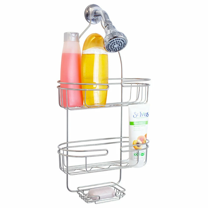 Discount ๐ฅ HOME BASICS Element Shower Caddy, Satin Nickel โญ 4 Discount ๐ฅ HOME BASICS Element Shower Caddy, Satin Nickel โญ - Image 4