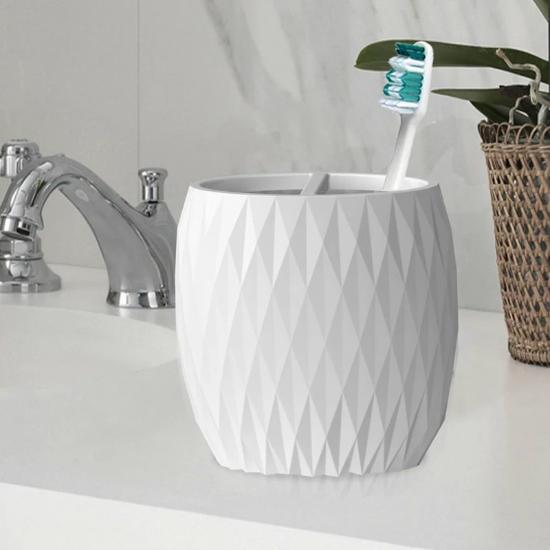 Wholesale ๐งจ TATARA Resin Bath Accessory Set For Vanity Countertops 4 Piece Luxury Ensemble, White ๐ 4 Wholesale ๐งจ TATARA Resin Bath Accessory Set For Vanity Countertops 4 Piece Luxury Ensemble, White ๐ - Image 4