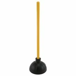 Deals 🥰 Prime-Line Products Plunger, 6", Medium Duty, Rubber Cup, Black, Wooden Handle 🛒