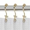 Best reviews of 🔔 Dillon And Daria's Designs LLC Utopia Alley Deco Flat Double Roller Shower Curtain Hooks, Gold 😉