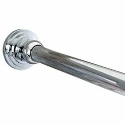 Best Sale 🤩 Dynasty Hardware DYN-SR60-CM 60-Inch Polished Chrome Shower Curtain Rod ⌛