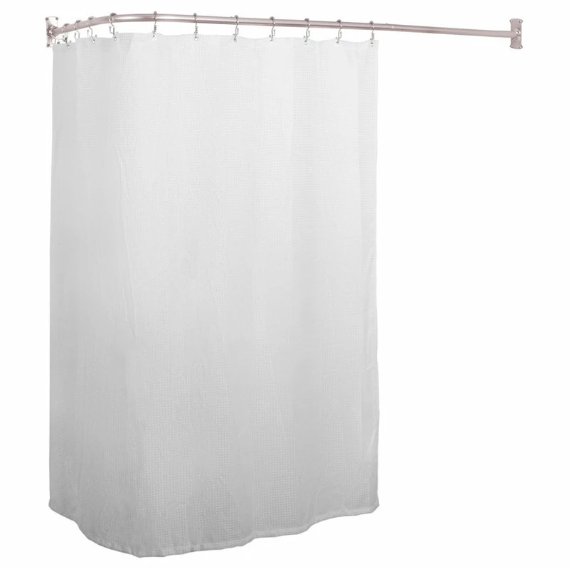 Brand new ๐ Dillon And Daria's Designs LLC Utopia Alley Rustproof L-Shaped Corner Shower Curtain Rod, Nickel ๐ 5 Brand new ๐ Dillon And Daria's Designs LLC Utopia Alley Rustproof L-Shaped Corner Shower Curtain Rod, Nickel ๐ - Image 5