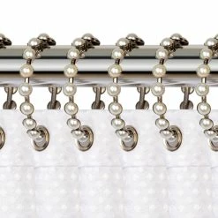 Wholesale 🌟 Dillon And Daria's Designs LLC Utopia Alley Shower Curtain Rings For Bathroom Shower Rod, Brushed Nickel ✔️