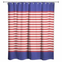 Discount ⭐ DDCG Nautical 71x74 Shower Curtain 🧨
