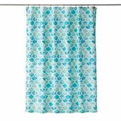 Budget 😍 Saturday Knight Limited SKL Home Ocean Watercolor Scales Shower Curtain 🛒