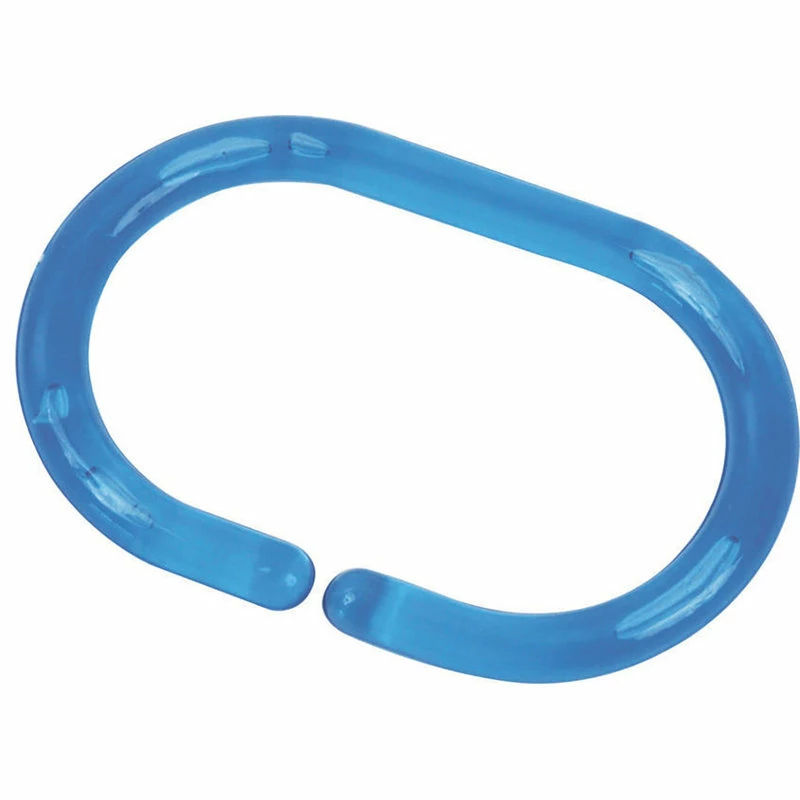Buy ⌛ EVIDECO Shower Curtain Rings Plastic Hooks Solid And Clear Color Set Of 12 Clear Light B 😉 2 Buy ⌛ EVIDECO Shower Curtain Rings Plastic Hooks Solid And Clear Color Set Of 12 Clear Light B 😉 - Image 2