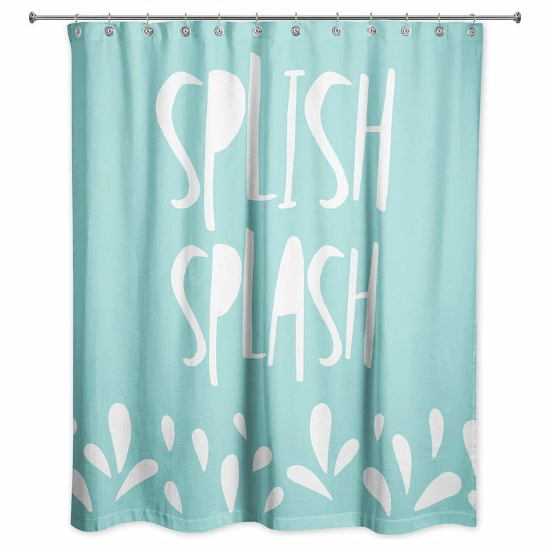 Promo ๐คฉ DDCG Splish Splash 71x74 Shower Curtain โ 1 Promo ๐คฉ DDCG Splish Splash 71x74 Shower Curtain โ