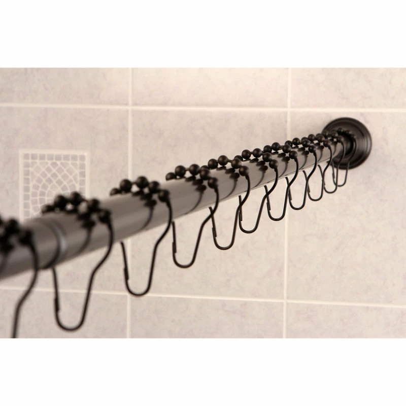 Hot Sale ๐ Kingston Brass Kingston Straight Shower Curtain Rod W/Shower Curtain Rings, Oil Rubbed Bronze ๐ 4 Hot Sale ๐ Kingston Brass Kingston Straight Shower Curtain Rod W/Shower Curtain Rings, Oil Rubbed Bronze ๐ - Image 4