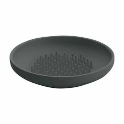 New ✔️ Modo Home Saon Silicone Soap Dish, Dark Gray 😍