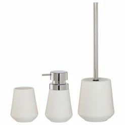 Hot Sale ✨ Countertop Soap And Lotion Dispenser Sealskin Conical Chrome White Porcelain 🌟 -Nameeks Shop 6a2107250a145240 0369 w800 h800 b1 p0