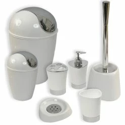 New ❤️ EVIDECO Shiny Bathroom Tumbler Cup Or Toothbrush Holder, White 👍 9 New ❤️ EVIDECO Shiny Bathroom Tumbler Cup Or Toothbrush Holder, White 👍 -Nameeks Shop 6a61456301f2b173 5404 w800 h800 b1 p0