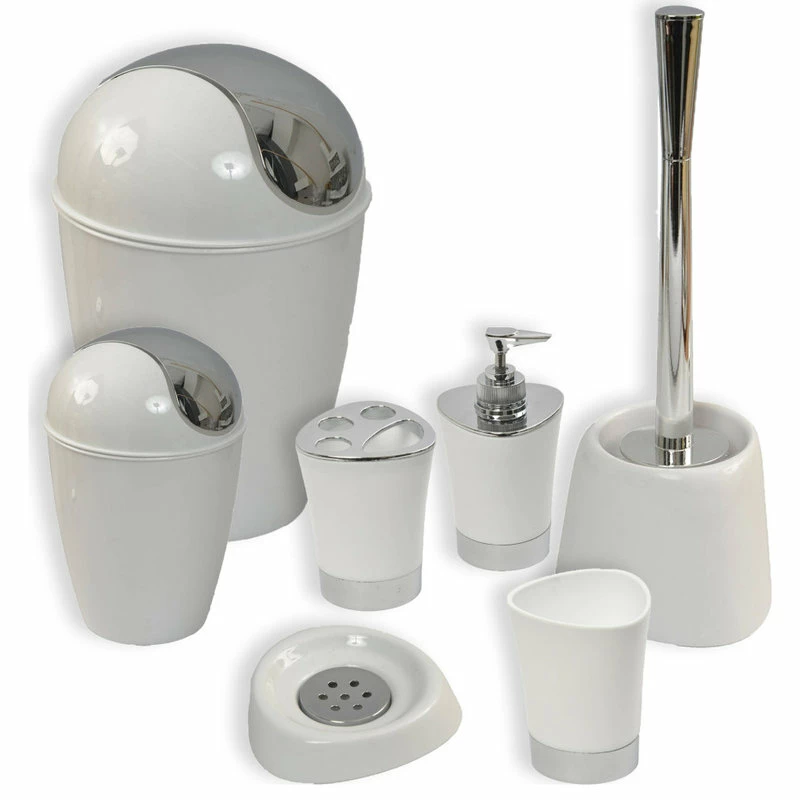 New ❤️ EVIDECO Shiny Bathroom Tumbler Cup Or Toothbrush Holder, White 👍 5 New ❤️ EVIDECO Shiny Bathroom Tumbler Cup Or Toothbrush Holder, White 👍 - Image 5