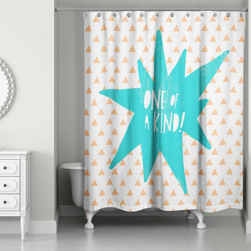 Brand new ๐ DDCG One Of A Kind Blue Design 71x74 Shower Curtain ๐ 2 Brand new ๐ DDCG One Of A Kind Blue Design 71x74 Shower Curtain ๐ - Image 2