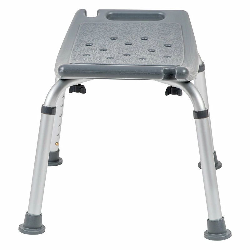 Outlet โค๏ธ Flash Furniture HERCULES Series 300LB Capacity Adjustable Shower Chair, Non-slip Feet, Gray ๐ 12 Outlet โค๏ธ Flash Furniture HERCULES Series 300LB Capacity Adjustable Shower Chair, Non-slip Feet, Gray ๐ - Image 12