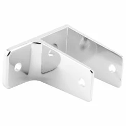 Hot Sale ❤️ Prime-Line Products One Ear Wall Bracket, For 3/4" Panels, Zinc Alloy, Chrome Plated Finish 🥰