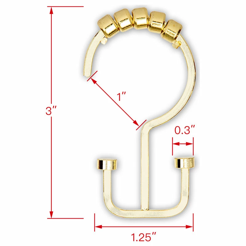 Best reviews of ๐ Dillon And Daria's Designs LLC Utopia Alley Deco Flat Double Roller Shower Curtain Hooks, Gold ๐ 7 Best reviews of ๐ Dillon And Daria's Designs LLC Utopia Alley Deco Flat Double Roller Shower Curtain Hooks, Gold ๐ - Image 7
