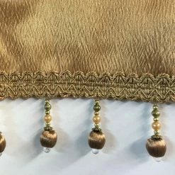Coupon 🔔 Luxury Home Textiles Bridget 5 Piece Curtain Set With Beaded Austrian Valances, Gold 🤩 -Nameeks Shop 7571e9f20e10c7c1 0611 w800 h800 b0 p0