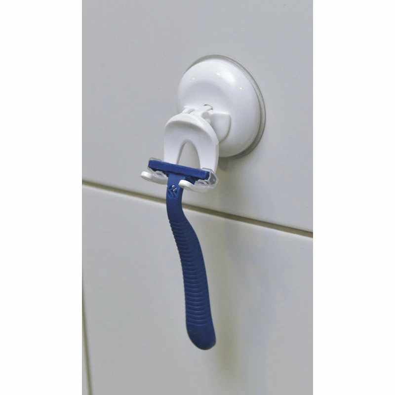 Wholesale ⭐ EVIDECO Suction Mounted Bath Men Razor Shaver Holder White 💯 2 Wholesale ⭐ EVIDECO Suction Mounted Bath Men Razor Shaver Holder White 💯 - Image 2