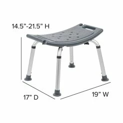 Outlet โค๏ธ Flash Furniture HERCULES Series 300LB Capacity Adjustable Shower Chair, Non-slip Feet, Gray ๐ 19 Outlet โค๏ธ Flash Furniture HERCULES Series 300LB Capacity Adjustable Shower Chair, Non-slip Feet, Gray ๐ -Nameeks Shop 79c1d22c018d6dcb 4616 w800 h800 b1 p0