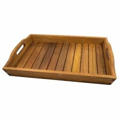 Discount ✔️ SeaTeak Teak Shower And Spa Tray-Oiled Finish 💯