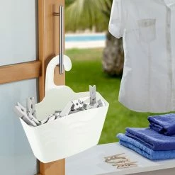 Brand new 🤩 EVIDECO Hanging Shower Caddy Organizer Plastic Basket, White 💯 -Nameeks Shop 8221e3d302225c35 9382 w800 h800 b0 p0