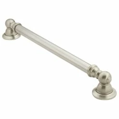Cheap 👏 Moen Kingsley Brushed Nickel 18" Designer Grab Bar YG5418BN 🎉