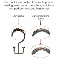 Cheap 🧨 Dillon And Daria's Designs LLC Utopia Alley Deco Flat Double Roller Shower Curtain Hooks, Oil Rubbed Bronze 👍 -Nameeks Shop 9291c9ef016d0f33 2117 w800 h800 b1 p0