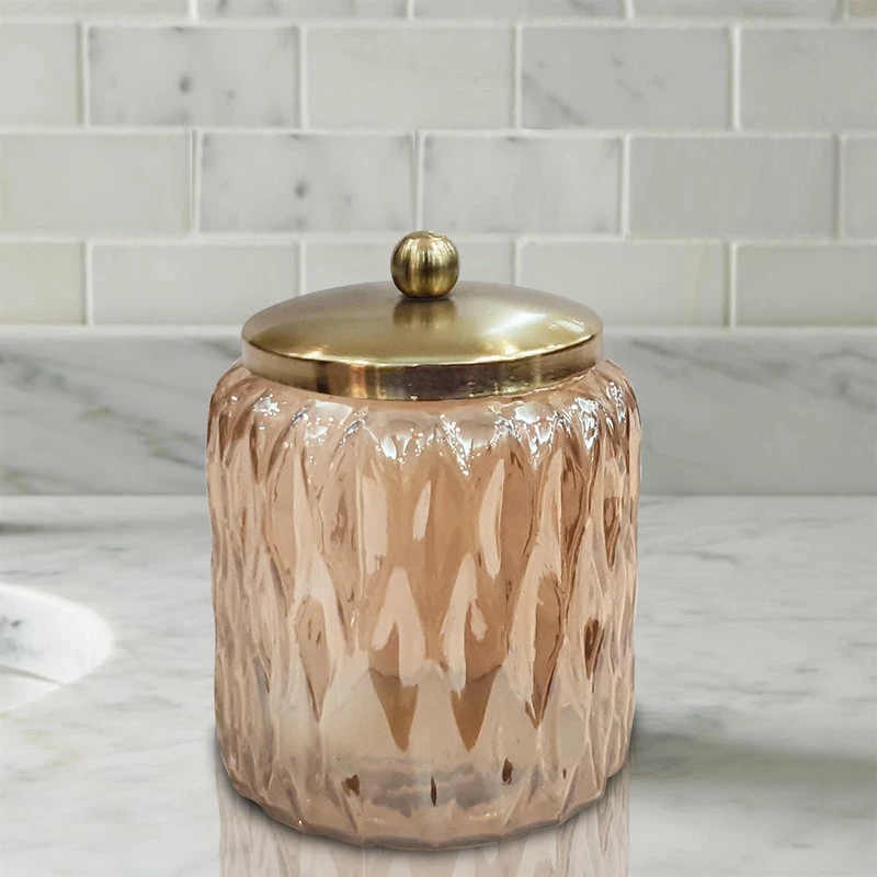 Cheap ๐ TATARA Nu Steel Amber Glass With Gold Colored Steel Cotton Container โค๏ธ 6 Cheap ๐ TATARA Nu Steel Amber Glass With Gold Colored Steel Cotton Container โค๏ธ - Image 6