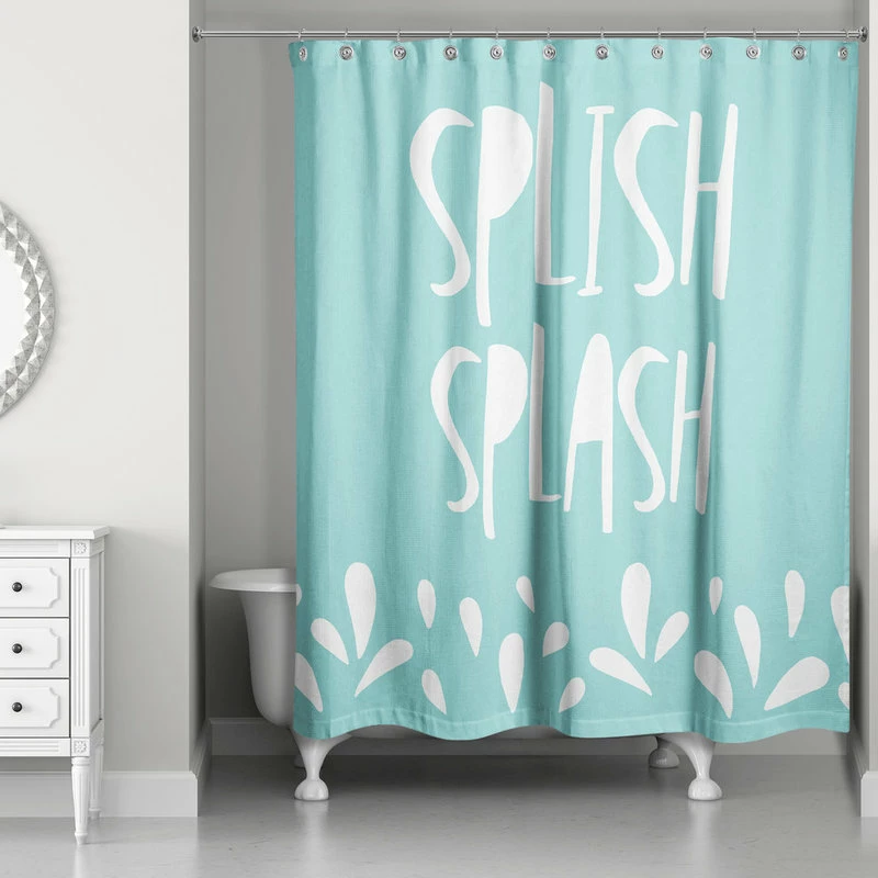 Promo ๐คฉ DDCG Splish Splash 71x74 Shower Curtain โ 2 Promo ๐คฉ DDCG Splish Splash 71x74 Shower Curtain โ - Image 2