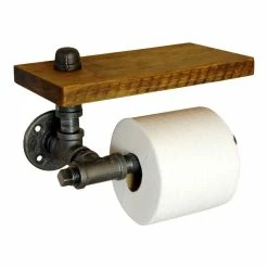 Top 10 ✨ Loft Essentials Rustic Wall Mounted TP Holder With Shelf 👏