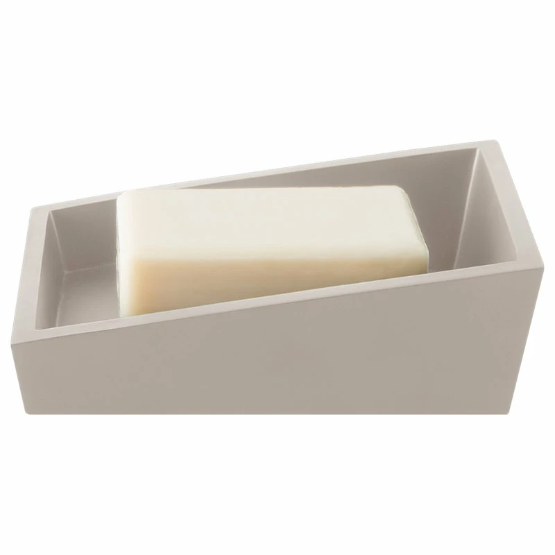 Best Sale ๐ฅ 3-Piece Countertop Accessories Set Spirella Yoshi Matte Taupe Gray Polyresin ๐งจ 3 Best Sale ๐ฅ 3-Piece Countertop Accessories Set Spirella Yoshi Matte Taupe Gray Polyresin ๐งจ - Image 3