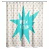 Brand new 🛒 DDCG One Of A Kind Blue Design 71x74 Shower Curtain 🎁