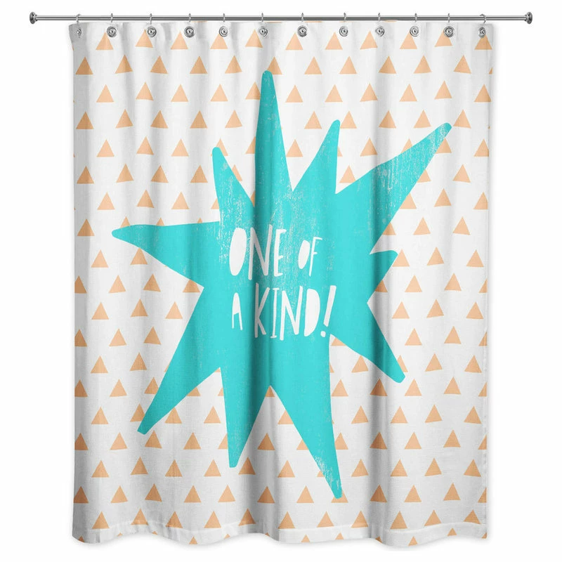 Brand new ๐ DDCG One Of A Kind Blue Design 71x74 Shower Curtain ๐ 1 Brand new ๐ DDCG One Of A Kind Blue Design 71x74 Shower Curtain ๐