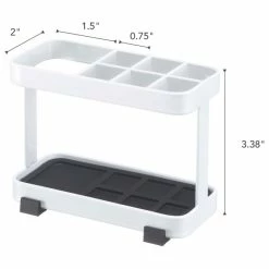 Best deal 👍 Yamazaki Home Toothbrush And Toiletries Stand, Steel, White 🎉 -Nameeks Shop a3d14462025ad5ed 2753 w800 h800 b1 p0