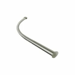 Promo ✨ Kingston Brass Vintage Adjustable Hotel Curved Shower Rod, Satin Nickel 💯
