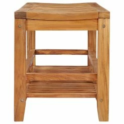 Best Pirce 🎁 Chic Teak Inc. Teak Wood Nassau Shower Stool / Bench With Shelf, 47" 🎁 -Nameeks Shop af71bab80127d4b6 4177 w800 h800 b1 p0