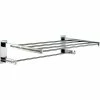 Promo 👏 Secret Bath Cecilia Swarovski Crystals Wall Towel Shelf, Polished Chrome ⌛