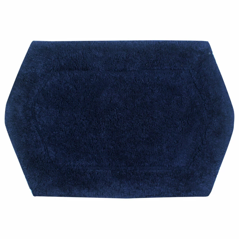 Best Sale 💯 Home Weavers Inc. Waterford Bath Rug, 17"x24", Navy Blue 🔥 1 Best Sale 💯 Home Weavers Inc. Waterford Bath Rug, 17"x24", Navy Blue 🔥