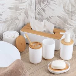 Deals 👍 EVIDECO White Padang Rectangular Tissue Box Cover Dispenser Bamboo 🛒 -Nameeks Shop b1515a79020a9b45 1324 w800 h800 b0 p0